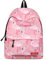 FORRICA Sac à Dos Femme Joli Cartable Filles College Sacs D'école Scolaire pour Ado Enfant Sac a Dos pour Ordinateur Portable Loisir Sac de Voyage Flamant E