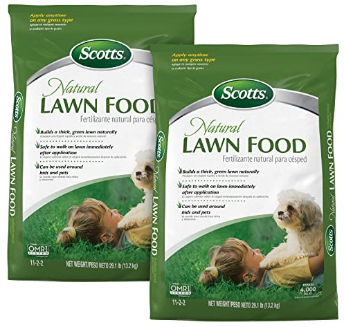 Scotts Natural Lawn Fertilizer, 4,000 sq. ft., 29.1 lbs. (2-Pack)