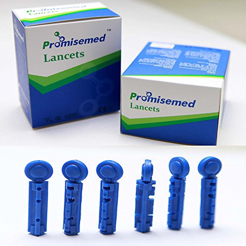 Summedical- Lancetas punción diabetico esteril 28G compatible | Caja 100 unidades