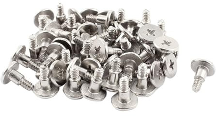 raldh 50 unids/Set a Prueba de Golpes 4mm/0,16 Phillips Tornillos de Cabeza Plana HDD Tornillos de Disco Duro for PC Ordenador portátil Sujetadores y Ganchos