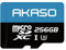 AKASO - Tarjeta de Memoria MicroSDXC, U3, 256 GB, Compatible con cámara Deportiva AKASO