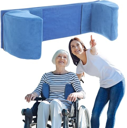 Fanwer Wheelchair Lateral Support - Body Pad and Cushion for Side Guards and Posture - Foam Wedge Pillows Included