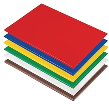 Professional Chopping Board 400x300x20mm Heavy Duty Plastic Cutting Dicing Slicing Board (Blue)