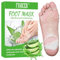 2 Paia Maschera Piedi, Maschera Piedi Esfoliante, Rimuovere Calli e Pelle Morta, Riparazione Per Tallone Ruvido, Aloes