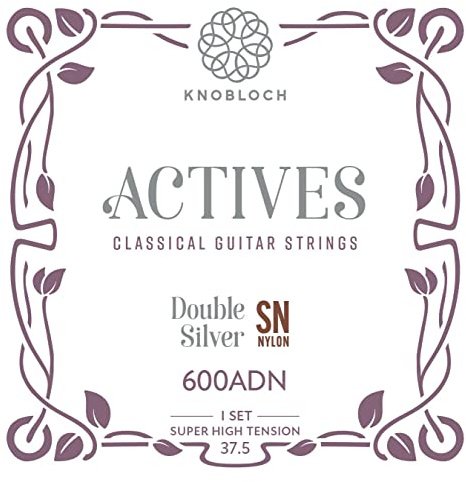 KNOBLOCH STRINGS THE ART OF VIBRATION 600DNA Active Double Silver SN Nylon Super-high Tension 37.5