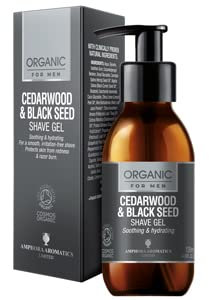 Amphora Aromatics Cedarwood & Black seed Soothing Shave Gel COSMOS Organic 120ml