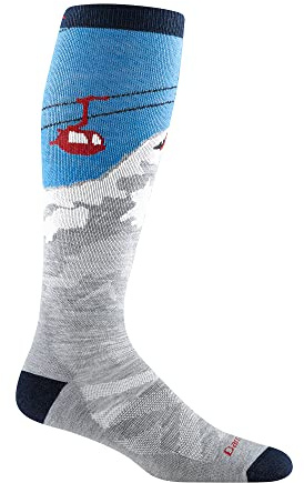 Darn Tough Heady Yeti OTC Midweight with Cushion - Men's Gray X-Large