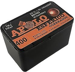 Apolo Diabolos & Stahlrundkugeln: Premium Munition Kal. 4,5mm & 5,5mm für Luftgewehr, Luftpistole, CO2-Waffen - inklusive ausgefallener Modelle (4,5mm / .177, BB's Esferico verkupfert - 400 STK.)