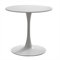 HFFAIWM Modern Runden Weißer Top-Tisch Einfach Freizeit Esstisch Nordisch Kaffetisch Milchtee Verhandeln Tisch Tulpe Balkon Kleiner Runder Und Stühle(Size:80cm,Color:Weiß)