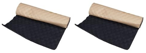 Xptieeck 2 stycken 100 x 50 cm billjud dämpning matta ljud dämpande ljud isolering akustisk dämpning skum subwoofer matta bilar tillbehör