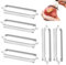 HAPPOW 6 Stück Sparschäler Tupper, Schäler Ersatzklinge für Tupper Tupperware Sparschäler, Hochwertige Edelstahlklingen Sparschäler, für Karottenschäler,Gurkenschäler,Kartoffelschäle, Spargelschäler