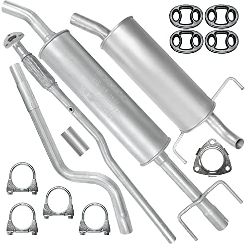 FERROZ Kollektorrohr und Mitteltopf und Auspuff-Endtopf für Opel Astra H III 3 03.2004-12.2010 1.4i 16V Schrägheck, Coupé GTC