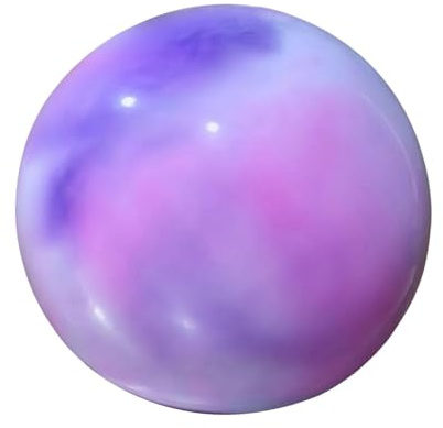 rockible Palla da Ginnastica Ritmica da 18 cm, Palla da Esercizio Portatile per Allenamento, Competizione, Allenamento, Rosa Viola
