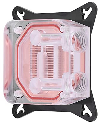 Dator GPU Vattenkylningsblock, Vattenblock Vätskekylblock Kopparbas POM-kåpa med Vattenväg