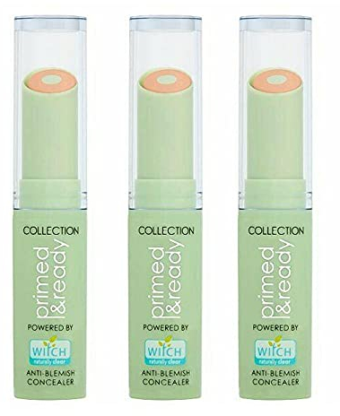 Collection 3 Pack Primed & Ready Anti-Blemish Concealer - Colour C2 - Set of 3