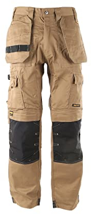 DEWALT Protradesman Stretch Work Pant, Tan, 34W x 31L