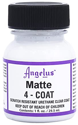 Angelus 4-Coat Finisher, 1 Ounce Bottle, Matte (902-01-000)
