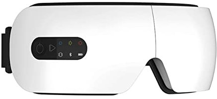 Booso AugenmassagegeräT Vibrationsmassage HeißE Kompresse Bluetooth Musik Augenschutz Lindert MüDigkeit LED-Anzeige (A)