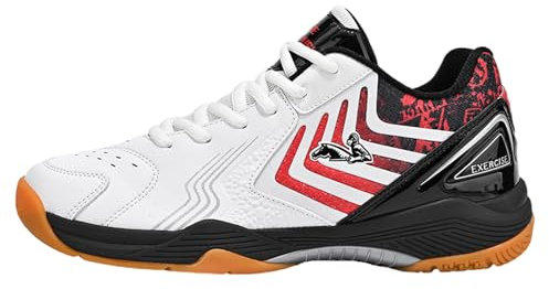 Leichtrit Chaussures De Tennis,Chaussures De Tennis De Table,Chaussures De Badminton Homme LéGer AntidéRapante Chaussures De Sport en Salle Respirant Chaussures De Tennis Homme pour Volleyball