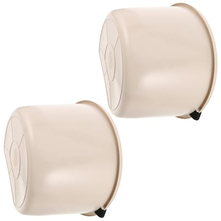 KONTONTY Cesto da Raccolta per Giardinaggio Multifunzionale 2 Pezzi in Plastica Bianca 22 Jin con Tracolla Secchio per Raccolta Frutta e Verdura Bacche e Attività Agricole