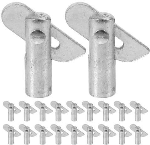 Alipis 20 Pièces Goupilles de Connexion pour Échafaudage en Acier, Fixation Rapide et Démontage Simplifié pour Travaux sur Chantier