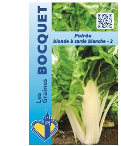 Sachet de graines de Poirée blonde à carde blanche-2-6 g - légume tige - LES GRAINES BOCQUET