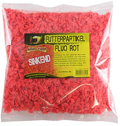 Amino Flash Unisex – Erwachsene 10C7115641C10 Amin-Flash Flu-ROT Futterpartikel sinkend 400g-von FTM/Fishing Tackle Max, Bunt, Normal