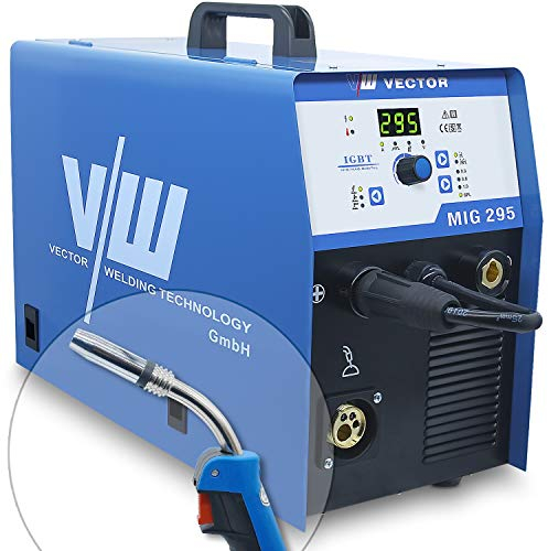 Saldatrice Mig Mag - Saldatrice a filo animato - Saldatrice a gas inerte con 295 ampere e funzione di saldatura ad elettrodo con 170 amp | Automobile. Trainafilo - 400v - inverter - di Vector Welding