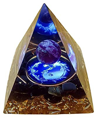 Orgone Cristal Méditation Améthyste Reiki Santé Énergie Naturel Décor À La Maison 6cm