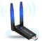 USB 3.0 Wireless LAN Adapter for Desktop PC - 1300Mbps 2.4G/5G Dual Band Wifi Adapter with Dual High-Performance Antennas - Compatible with Windows 11/10/8.1/8/7/XP