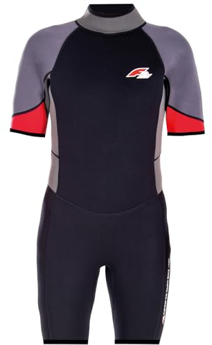 F2 Herren Neopren Anzug Rebel - Shorty 3/2 mm L Rot 2024/25