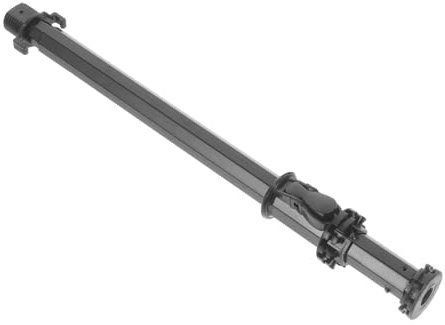 WRITWAA Umbrella Accessories Ricambio Palo Ombrellone Pieghevole 8/10 Stecche Manico Con Asta Centrale in Alluminio E Plastica Nero Facile Installazione Per Uso Quotidiano