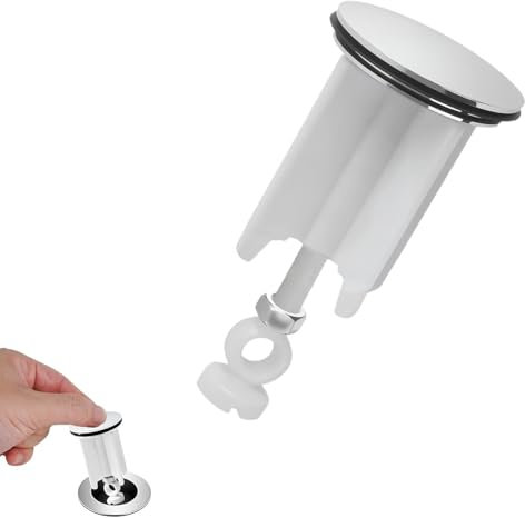 Flycppo Tappo Bidet Universale,Tappo Lavandino Bagno 40 mm,Tappi per Vasca da Bagno,Altezza Regolabile Tappo Per Bidet,Tappi Per Lavello Pop-up Per Bagno Cucina Lavabo