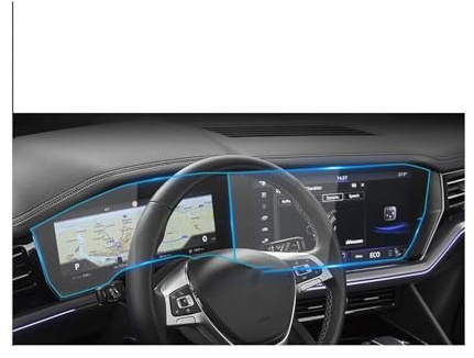 Screen Protector Navigation Screen Protector Dashboard Protective Film Anti-Scratch For VW For Touareg 2019-2025 15