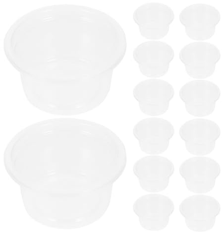 ifundom Bol d'eau pour Reptiles Anti-Déversement Transparent Base Stable en Plastique 25Ml pour Terrariums Adapté aux Lézards, Geckos et Dragons