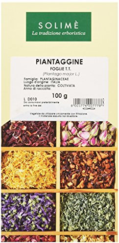Piantaggine Foglie Taglio Tisana - 100 g - Prodotto made in Italy