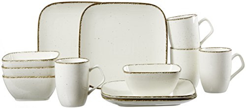 Ritzenhoff & Breker Service de Table pour Brunch et Petit-déjeuner CASA, 12 pièces, crème, 38 x 27 x 27 cm