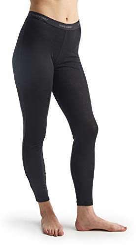 Icebreaker Wmns 175 Everyday Merino Baselayer Leggings, Schwarz (Black), S, 104476001S