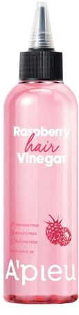A’PIEU Raspberry Hair Vinegar Rinse for Scalp Detox & Clean, Smooth & Shiny Hair, Clarifying Treatment for Dandruff, Buildup, Oily & Itchy Scalp, pH Balancing, Korean Haircare, 6.76 fl oz
