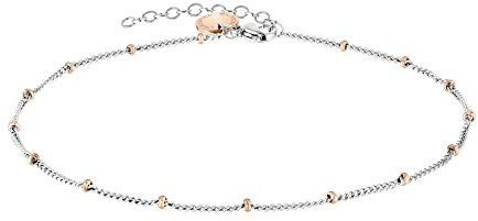 LIEBESKIND Fußkettchen Edelstahl 27 cm (Bicolor 2)