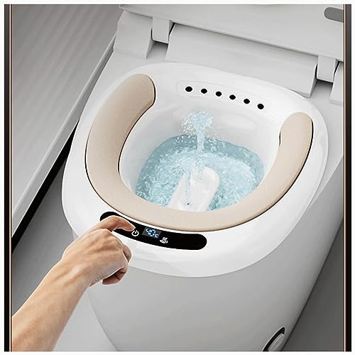ULPYO Bidet per WC, Elettrico, Doppio Sciacquone Bidet per WC Camper Grande capacità, Appendibile Water Bidet Incorporato per Il Recupero delle Emorroidi, Infiammazione Vaginale/Anale