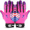 American Football Receiver Handschuhe für Youth Jungen Mädchen, Torwarthandschuhe rutschfest Impact Palm Protection Outdoor Sport, Wasserdicht Gloves Fit Kinder Alter 5-14 (Rosa, M)
