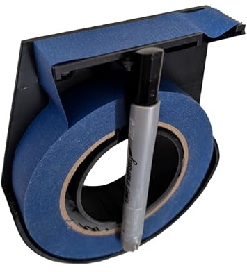 Engenuit USA Made NoteTaper - Wall-Mounted Tape Dispenser for Effortless Note-Taking - Perfect for Home & Office - Smart Sticky Note Storage & Organization Solution - Compact, User-Friendly Design