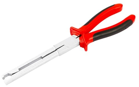 Alicates para conectores eléctricos - Alicates para conectores de bujías de bujía de mandíbula recta - Alicates para juntas precalentadas, Alicates para quitar conectores ergonómicos