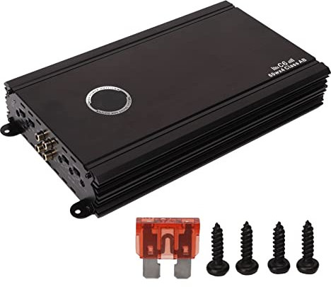 XTevu Amplificateur de Voiture XTable, Module Subwoofer d'ampli de Puissance 4 canaux Classe AB 60W pour système Audio de Haut-Parleur Automobile.