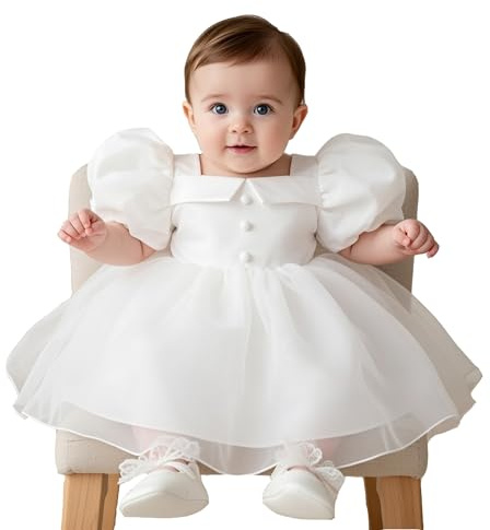 Cinda Princess Christening Dress Off White 6-9 Months