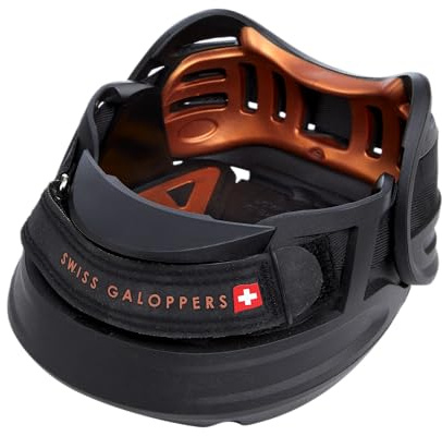SWISS GALOPPERS SG Boot Kit Pair - Premium Durable TPU Hoof Boots All-Year Trail Riding Protection, Sizes 3-8 (SG3)