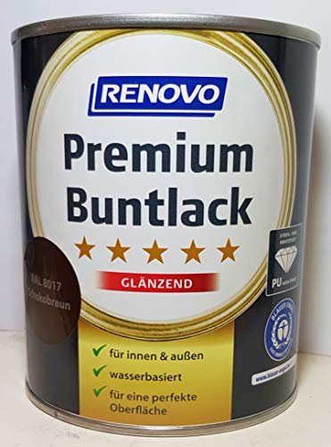 750 ml RENOVO Premium Buntlack glaenzend, 8017 schokobraun