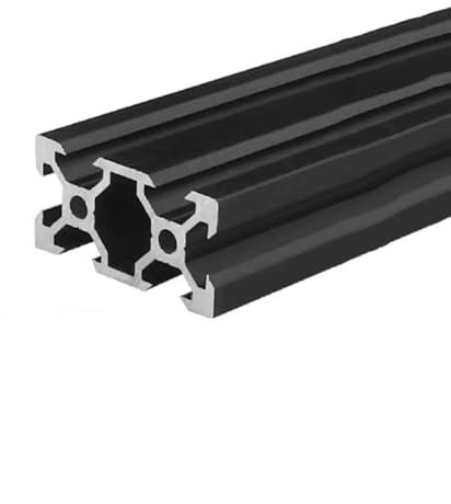 CYFANG Bewegungskante 1pc Aluminium Profil Extrusion 2040 2040N1 2060 2080 4040 4080 20100 Schwarz Profil Eloxierte Linear Schiene 500-1000mm DIY Rahmen Schienenhalter (Color : 2040V, Size : 1000mm)