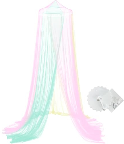 NHTJTHE Moskitonetze Bett,Reise Mückennetz Bett,Hängendes Moskitonetz für Kinderbett,Insektennetz Baldachin für Hängematte Zuhause Reisen Camping Insektenschutz(60 * 250 * 850cm,Color)